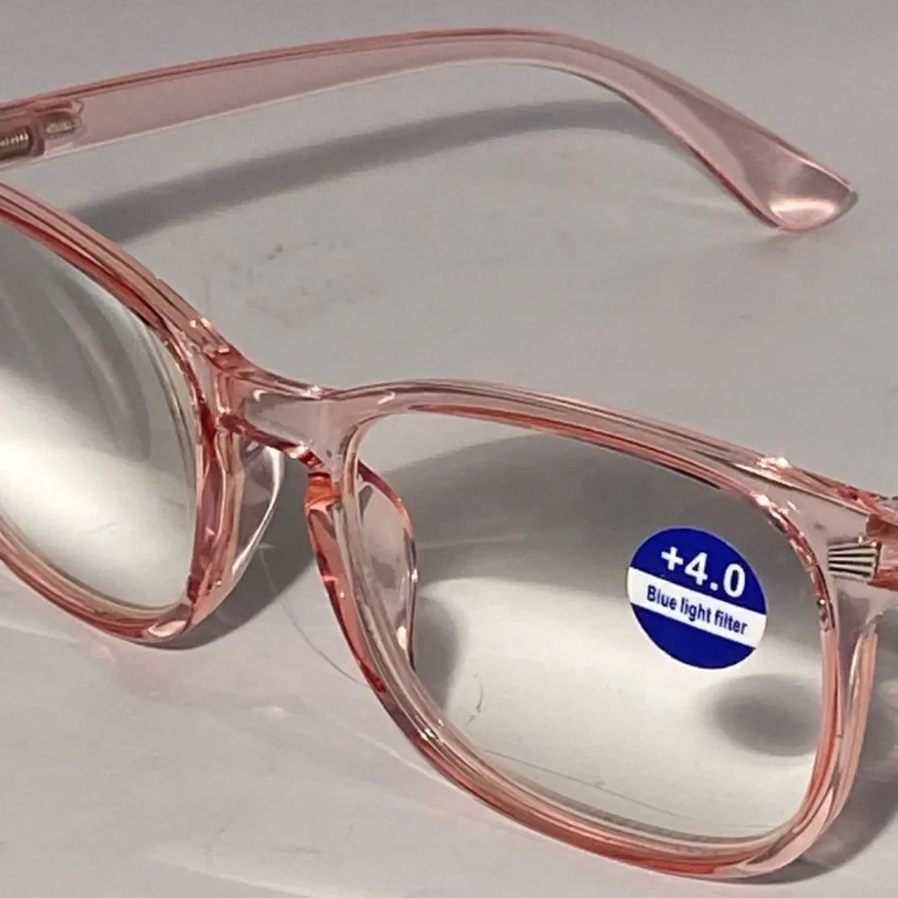 1135 Colette 4.0 Clear  Pink Reading Glasses Soft Butterfly Style Readers NWT
